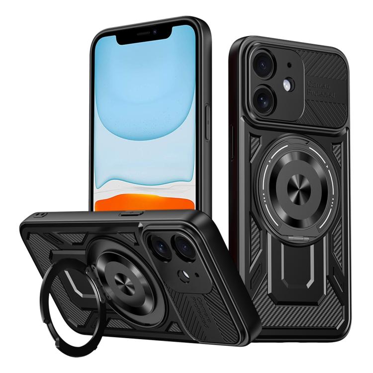 Armor Rotating Holder MagSafe Phone Case, For iPhone 12, For iPhone 12 Pro Max, For iPhone 12 Pro, For iPhone 11 Pro Max, For iPhone 11, For iPhone 11 Pro