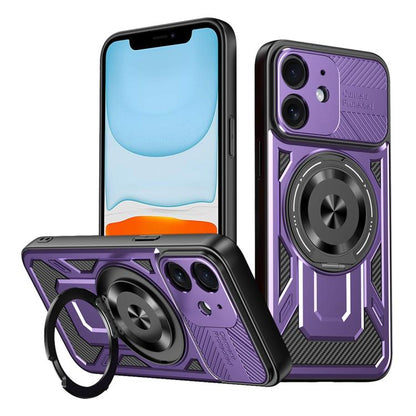 Armor Rotating Holder MagSafe Phone Case, For iPhone 12, For iPhone 12 Pro Max, For iPhone 12 Pro, For iPhone 11 Pro Max, For iPhone 11, For iPhone 11 Pro