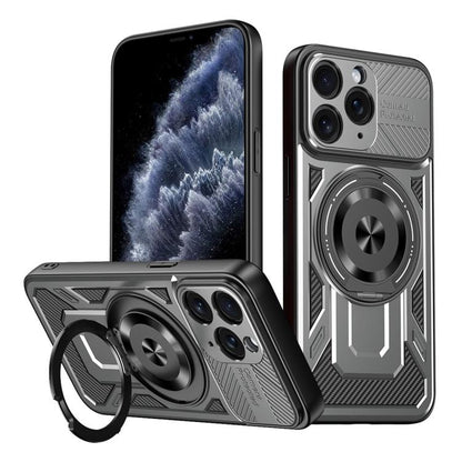 Armor Rotating Holder MagSafe Phone Case, For iPhone 12, For iPhone 12 Pro Max, For iPhone 12 Pro, For iPhone 11 Pro Max, For iPhone 11, For iPhone 11 Pro
