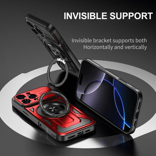 Armor Rotating Holder MagSafe Phone Case, For iPhone 15, For iPhone 14 Plus, For iPhone 14, For iPhone 14 Pro, For iPhone 14 Pro Max, For iPhone 13 Pro Max, For iPhone 13 Pro, For iPhone 13