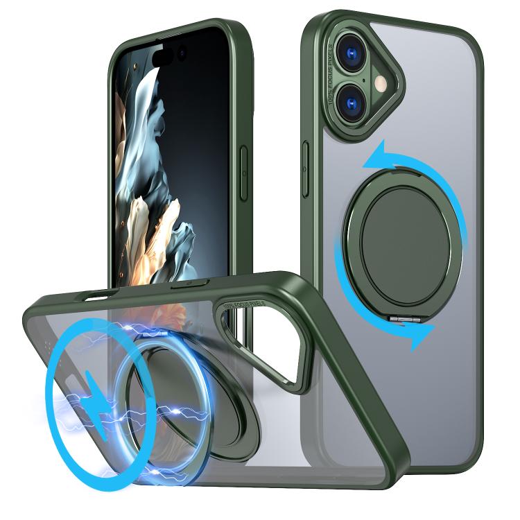 360-degree Rotating MagSafe Magnetic Holder Phone Case, For iPhone 17 Pro Max, For iPhone 17 Pro, For iPhone 17, For iPhone 17 Air, For iPhone 16e, For iPhone 16 Pro Max, For iPhone 16 Pro, For iPhone 16 Plus