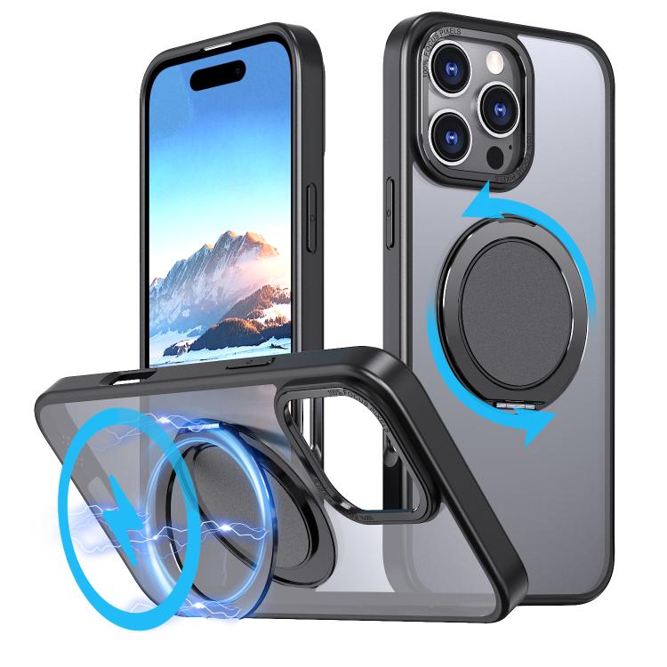 360-degree Rotating MagSafe Magnetic Holder Phone Case, For iPhone 17 Pro Max, For iPhone 17 Pro, For iPhone 17, For iPhone 17 Air, For iPhone 16e, For iPhone 16 Pro Max, For iPhone 16 Pro, For iPhone 16 Plus