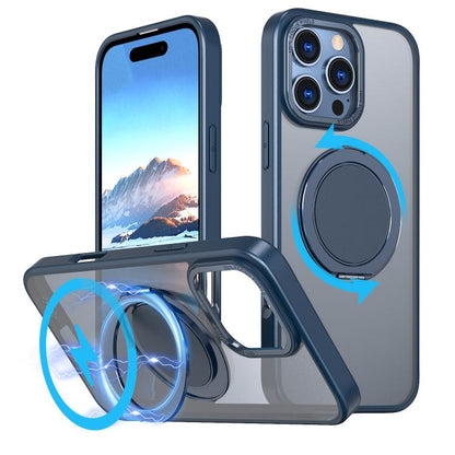 360-degree Rotating MagSafe Magnetic Holder Phone Case, For iPhone 17 Pro Max, For iPhone 17 Pro, For iPhone 17, For iPhone 17 Air, For iPhone 16e, For iPhone 16 Pro Max, For iPhone 16 Pro, For iPhone 16 Plus