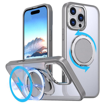 360-degree Rotating MagSafe Magnetic Holder Phone Case, For iPhone 17 Pro Max, For iPhone 17 Pro, For iPhone 17, For iPhone 17 Air, For iPhone 16e, For iPhone 16 Pro Max, For iPhone 16 Pro, For iPhone 16 Plus