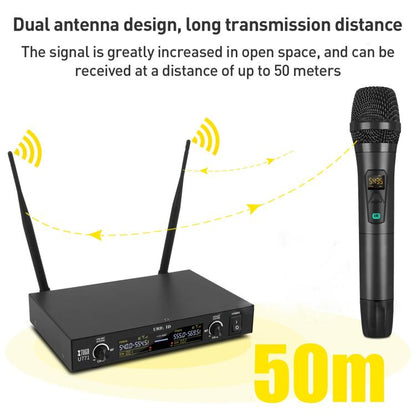 XTUGA U-771 UHF Lapel Two Way Radio Wireless Microphone