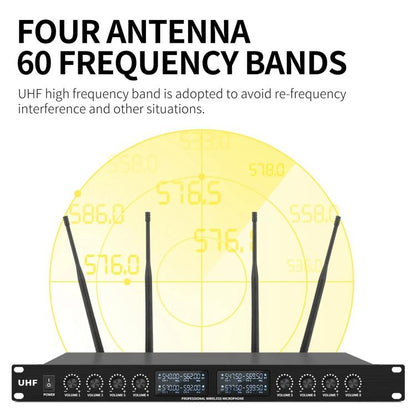YT8 Wireless 8 Channel UHF Handheld Microphone for Stage Show