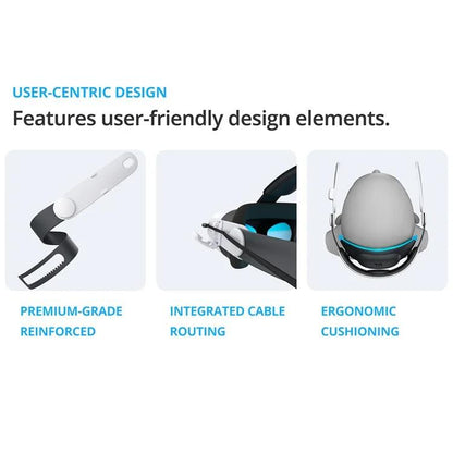 BOBOVR E3 For Meta Quest 3S / Quest 3 VR Ergonomic Head Strap