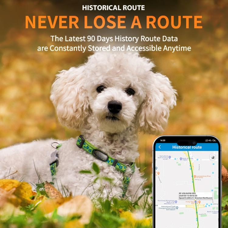 RF-V53 IP67 Waterproof Pet GPS Collar Tracking Device Anti-loss Positioner, RF-V53