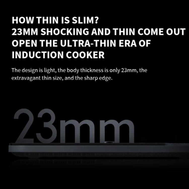 Original Xiaomi Mijia Smart Ultra-thin Induction Cooker 2100W Home Induction Cooker, Mijia Ultra-thin Induction Cooker