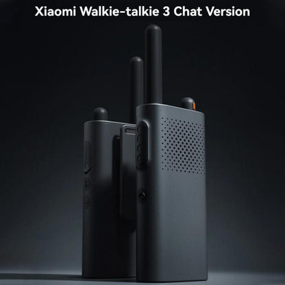 Original Xiaomi Walkie Talkie 3 Chat Version Support 1-5km Intercom Distance, APP Writing Frequency