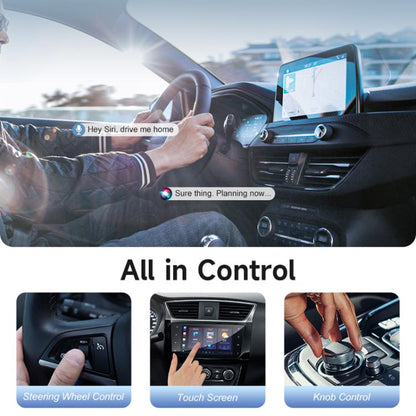 2 in 1 USB Wired to Wireless Car CarPlay / Android Box Adapter, with USB and Type-C Cable, 4149