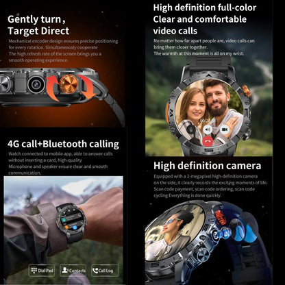 BH11 4G LTE Android 8.1 Smart Watch, 2GB+16GB, Unisoc 8541 Quad Core, Support Heart Rate / Blood Oxygen