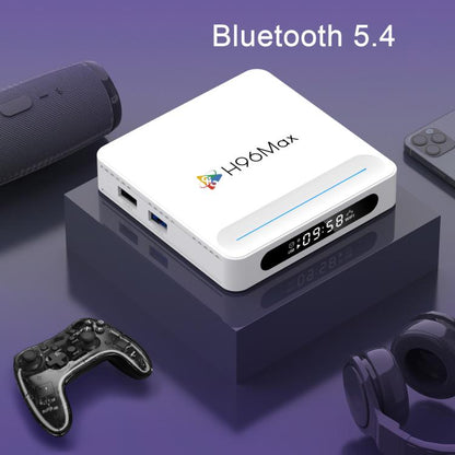 H96 Max H618 Plus Android 14.0 Smart TV Box, Allwinner H618 Quad-core ARM Cortex-A53