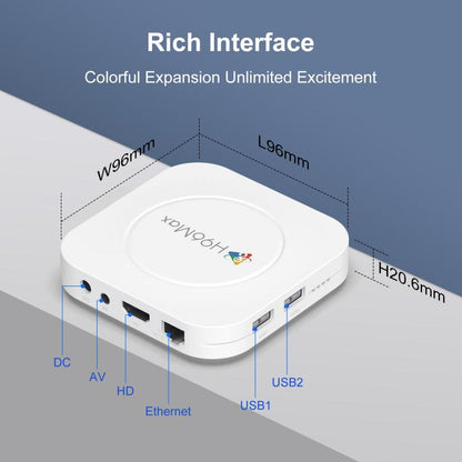 H96 Max M1 Plus Android 14.0 Smart TV Box, RK3528 Quad-core ARM Cortex-A53