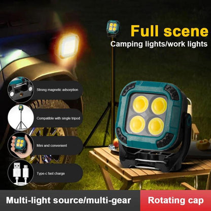 W8129-4 Mini Multi-function Work Light Outdoor Tent Camping Light, W8129-4