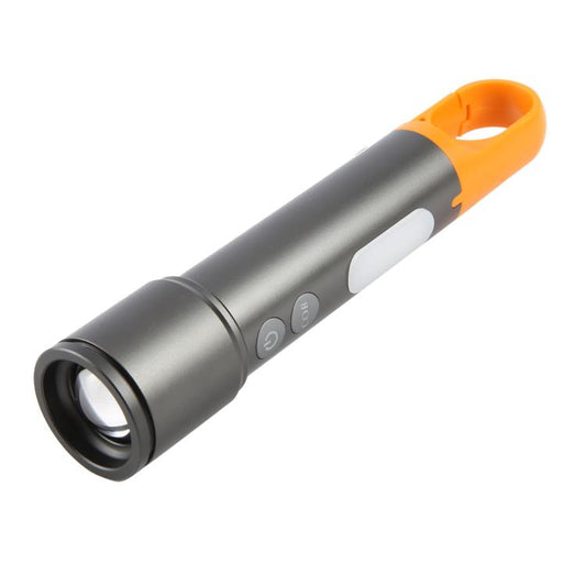 X723 Aluminum Alloy Outdoor White Laser Wick Zoom Waterproof Flashlight, X723