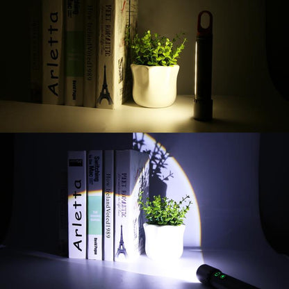 X725 Outdoor White Laser Wick Telescopic Zoom Waterproof Flashlight, X725
