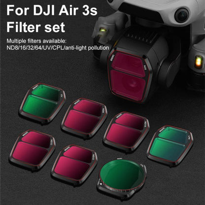فلتر عدسة كاميرا DJI Air 3S BRDRC، UV، CPL، ND8، ND16، ND32، ND64، ليلي، 3 في 1 CPL UV ND16، 4 في 1 CPL ND16-64، 6 في 1 ND8-64 UV CPL