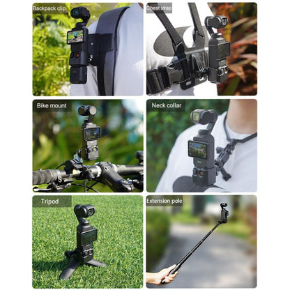 لـ DJI OSMO Pocket 3 BRDRC محول إطار الحماية قاعدة، إطار، إطار + مشبك حقيبة الظهر، إطار + مشبك + حزام الصدر، إطار + حزام الرأس، إطار + حزام الصدر