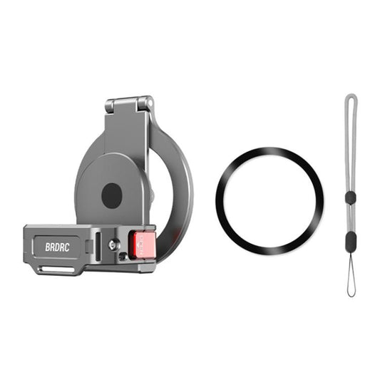 BRDRC Smartphone Teleprompter Stand Desktop Clamp Cold Shoe Extension Mount, For DJI Osmo Pocket 3