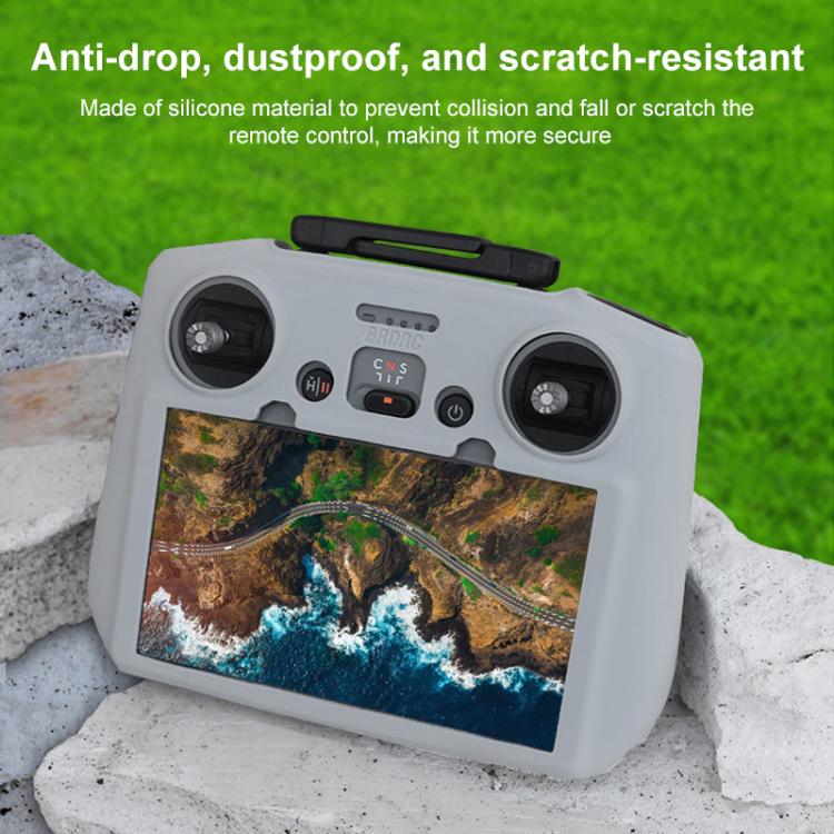 جراب سيليكون مقاوم للصدمات ومضاد للخدش لجهاز التحكم عن بعد BRDRC، مناسب لجهاز DJI RC 2