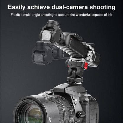 حامل تمديد الحذاء البارد متعدد الوظائف من BRDRC سريع التجميع، لـ DJI Osmo Pocket 3