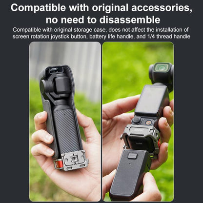 حامل تمديد الحذاء البارد متعدد الوظائف من BRDRC سريع التجميع، لـ DJI Osmo Pocket 3