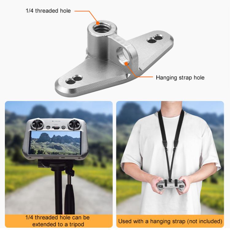 محول التحكم عن بعد للطائرات بدون طيار BRDRC، قاعدة حامل الدراجة، لـ DJI RC / RC 2