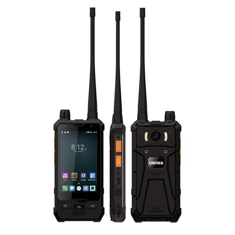 هاتف UNIWA P2 Plus UHF اللاسلكي المتين، 3 جيجابايت + 32 جيجابايت، شاشة 4.0 بوصة، أندرويد 9.0، معالج Mediatek MT6762 ثماني النواة، الشبكة: 4G، NFC، قابس الاتحاد الأوروبي، قابس الولايات المتحدة، قابس المملكة المتحدة، قابس أستراليا
