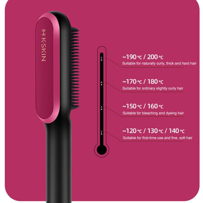 K-SKIN KD3800 PTC Heating Hair Straightening Curler Comb Iron, KD3800 (EU Plug), KD3800 (US Plug)