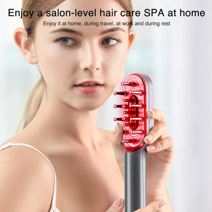 مشط تدليك للعناية بالشعر بتقنية IPL بتيار كهربائي دقيق EMS KD3806 من K-SKIN، KD3806 (أبيض)، KD3806 (رمادي)
