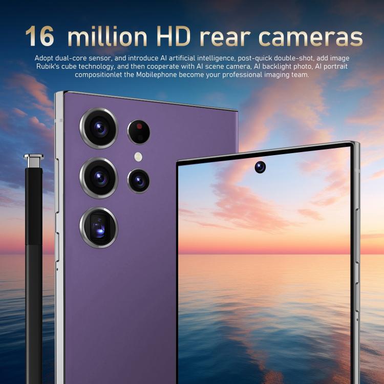 S24 Ultra / S7، 4 جيجابايت + 128 جيجابايت، 6.75 بوصة، أندرويد 10، MTK6750 ثماني النواة، الشبكة: 4G، شريحتي اتصال، قابس الاتحاد الأوروبي، قابس الولايات المتحدة، قابس المملكة المتحدة، قابس أستراليا