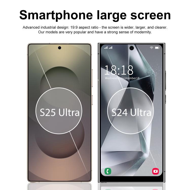 S25 Ultra / S11، 4 جيجابايت + 64 جيجابايت، 6.75 بوصة، أندرويد 12، MTK6762 ثماني النواة، الشبكة: 4G، شريحتي اتصال، قابس الاتحاد الأوروبي، قابس الولايات المتحدة، قابس المملكة المتحدة، قابس أستراليا