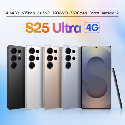 S25 Ultra / Q25، 4 جيجابايت + 64 جيجابايت، 6.75 بوصة، أندرويد 12، MTK6762 ثماني النواة، الشبكة: 4G، ثنائي الشريحة، مع قلم، قابس الاتحاد الأوروبي، قابس الولايات المتحدة، قابس المملكة المتحدة، قابس أستراليا