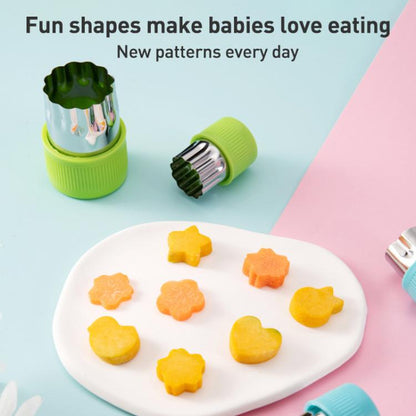 Stainless Steel Irregular Biscuit Mold Fruit Begetable Cutting Mold, 12pcs / Set Orange, 12pcs / Set Pink, 12pcs / Set Red, 12pcs / Set Yellow, 12pcs / Set Blue, 12pcs / Set Green, 12pcs / Set Purple, 12pcs / Set Random Color, 11pcs / Set Random Color