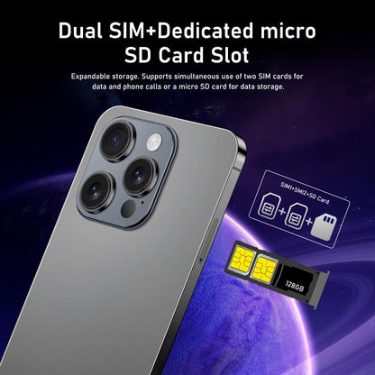 هاتف I16 Pro Max / RAi3، 3 جيجابايت + 64 جيجابايت، شاشة 6.56 بوصة، أندرويد 10، معالج MTK6739 رباعي النواة، شبكة: 4G، شريحتي اتصال، قابس الاتحاد الأوروبي، قابس الولايات المتحدة، قابس المملكة المتحدة، قابس أستراليا