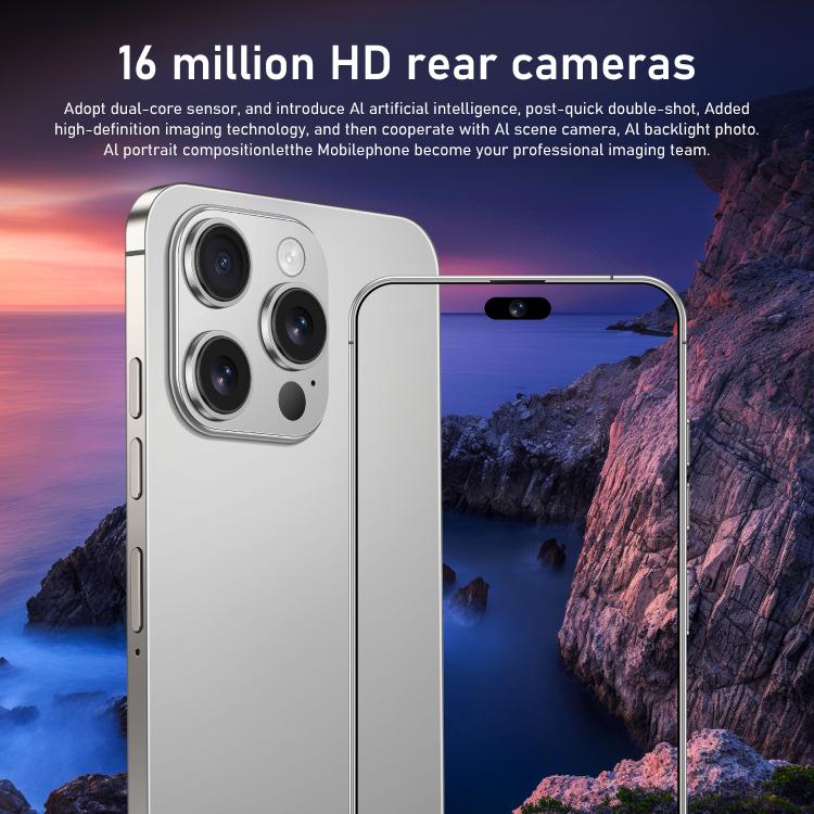 هاتف I16 Pro Max / RAi3، 3 جيجابايت + 64 جيجابايت، شاشة 6.56 بوصة، أندرويد 10، معالج MTK6739 رباعي النواة، شبكة: 4G، شريحتي اتصال، قابس الاتحاد الأوروبي، قابس الولايات المتحدة، قابس المملكة المتحدة، قابس أستراليا