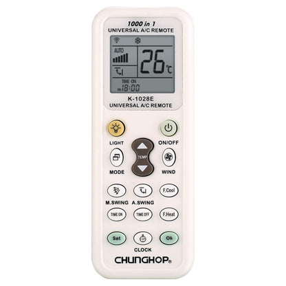 CHUNGHOP K-1028E Universal Air Conditioner Remote Control with Torch