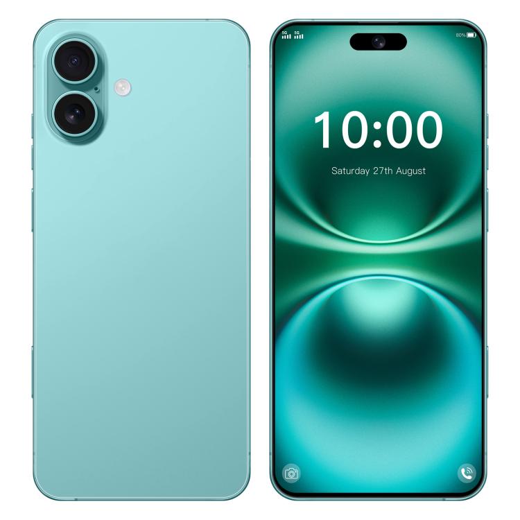 هاتف I16 Plus / RAi5، ذاكرة وصول عشوائي (RAM) سعة 3 جيجابايت وذاكرة داخلية سعة 64 جيجابايت، شاشة 6.56 بوصة، معالج MTK6739 رباعي النواة، شبكة: 4G، شريحتي اتصال، قابس الاتحاد الأوروبي، قابس الولايات المتحدة، قابس المملكة المتحدة، قابس أستراليا