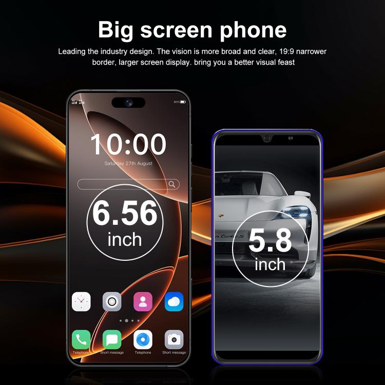 هاتف I16 Plus / RAi5، ذاكرة وصول عشوائي (RAM) سعة 3 جيجابايت وذاكرة داخلية سعة 64 جيجابايت، شاشة 6.56 بوصة، معالج MTK6739 رباعي النواة، شبكة: 4G، شريحتي اتصال، قابس الاتحاد الأوروبي، قابس الولايات المتحدة، قابس المملكة المتحدة، قابس أستراليا