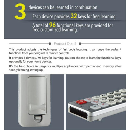 CHUNGHOP L309 Infrared Learning Universal TV Remote Control