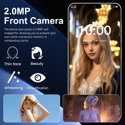 I16 Pro Max / ZPT93، 2 جيجابايت + 16 جيجابايت، 6.26 بوصة، أندرويد 8.1 MTK6737 رباعي النواة، الشبكة: 4G، شريحتي اتصال، قابس الاتحاد الأوروبي، قابس الولايات المتحدة، قابس المملكة المتحدة، قابس أستراليا