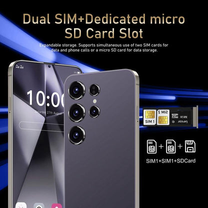 S24 Ultra / ZKU213، 2 جيجابايت + 16 جيجابايت، 6.56 بوصة، أندرويد 8.1 MTK6580A رباعي النواة، الشبكة: 3G، شريحتي اتصال، قابس الاتحاد الأوروبي، قابس الولايات المتحدة، قابس المملكة المتحدة، قابس أستراليا