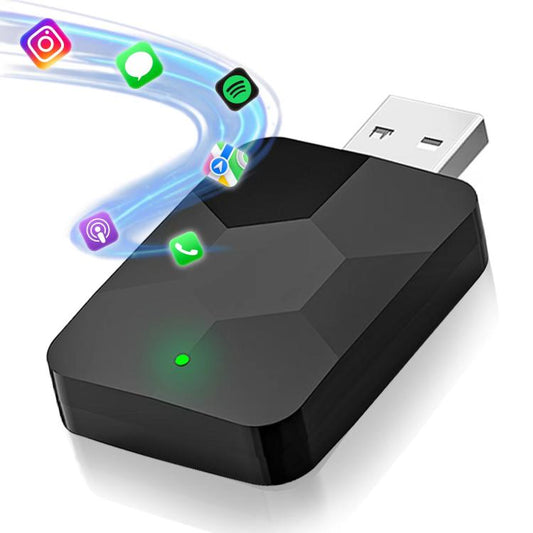 2 in 1 USB Wired to Wireless Car CarPlay / Android Auto Box Adapter