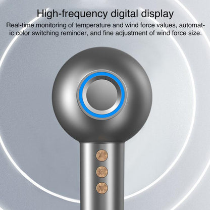 WG-F01 LED Digital Display Smart Frequency Conversion Negative Ion High Speed Hair Dryer, EU Plug, US Plug, UK Plug