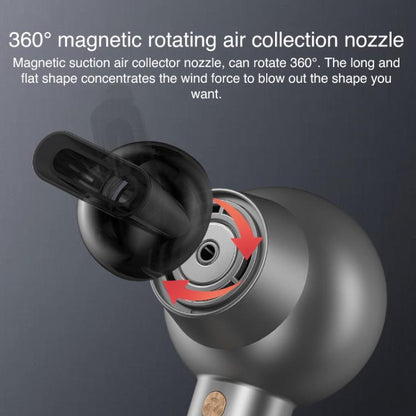 WG-F01 LED Digital Display Smart Frequency Conversion Negative Ion High Speed Hair Dryer, EU Plug, US Plug, UK Plug