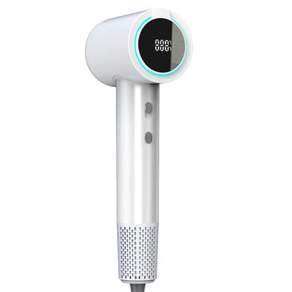 WG-F02 LED Digital Display High Speed Negative Ion Hair Dryer, EU Plug, US Plug, UK Plug