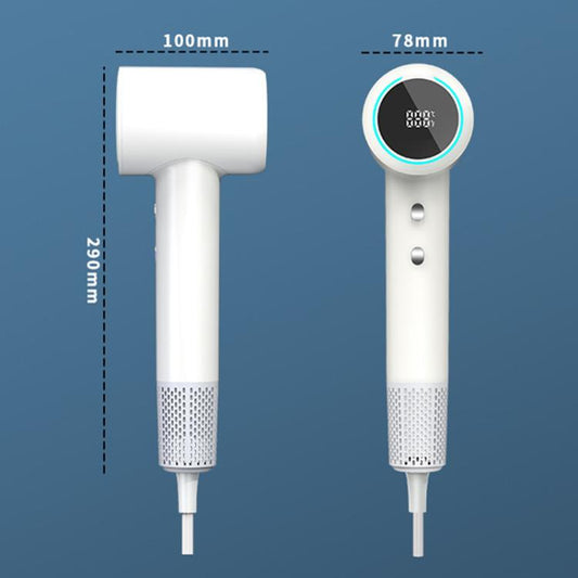 WG-F02 LED Digital Display High Speed Negative Ion Hair Dryer, EU Plug, US Plug, UK Plug