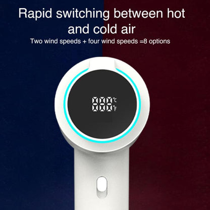 WG-F02 LED Digital Display High Speed Negative Ion Hair Dryer, EU Plug, US Plug, UK Plug