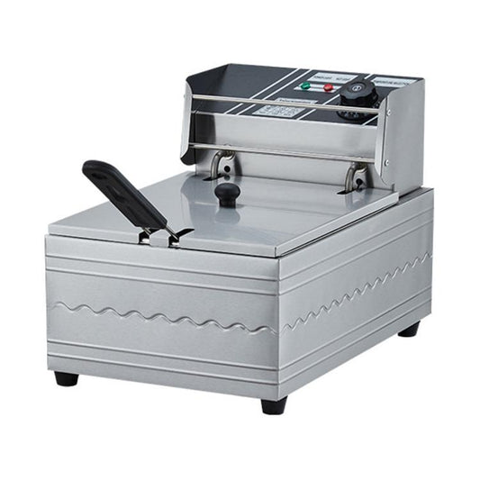 Multifunctional Commercial Stainless Steel Thick Electric Fryer Electric Boiler, Single Cylinder 6L, Single Cylinder 6L+Temperature Limiter, Single Cylinder 6L+Timer, Dual Cylinder 12L, Dual Cylinder 12L+Temperature Limiter, Dual Cylinder 12L+Timer����...